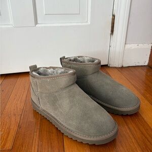 Women’s Gray Suede Ugg Boots